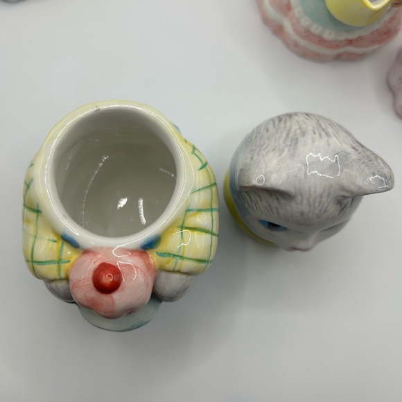 Avon NOS VTG '90's' Country Purr-Fection (Salt & Pepper / Sugar & Creamer) 2 set - Picture 3 of 16